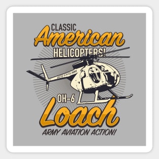 Classic American Helicopters OH-6 Loach Magnet